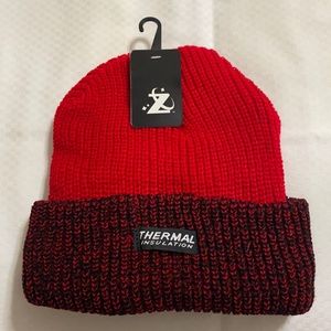 🥶Beanie Red and Black